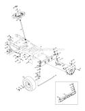 Page H Diagram and Parts List for 13AL795H004 2008 MTD Lawn Tractor