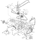 Page K Diagram and Parts List for 13AM672G352  MTD Lawn Tractor