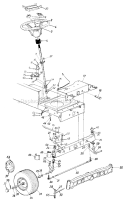 Page I Diagram and Parts List for 13AM673G033 1998 MTD Lawn Tractor