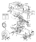Page D Diagram and Parts List for 13AM673G033 2000 MTD Lawn Tractor