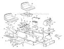 Page S Diagram and Parts List for 13AM673G033 2001 MTD Lawn Tractor