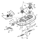 Page B Diagram and Parts List for 13AM673G033 2001 MTD Lawn Tractor
