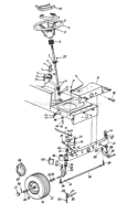 Page E Diagram and Parts List for 13AM673G733 1997 MTD Lawn Tractor