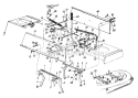 Page B Diagram and Parts List for 13AM675G713 1998 MTD Lawn Tractor