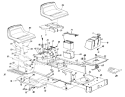 Page D Diagram and Parts List for 13AM675G713 1998 MTD Lawn Tractor