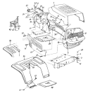 Page E Diagram and Parts List for 13AM675G713 1998 MTD Lawn Tractor