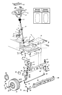 Page I Diagram and Parts List for 13AM675G713 1998 MTD Lawn Tractor