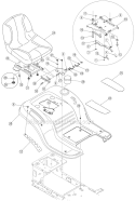 Page D Diagram and Parts List for 13AM772F700  MTD Lawn Tractor