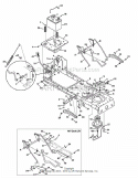 Page B Diagram and Parts List for 13AM772S055 2010 MTD Lawn Mower