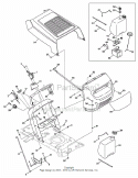 Page D Diagram and Parts List for 13AM772S055 2010 MTD Lawn Mower