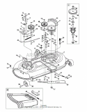 Page F Diagram and Parts List for 13AM772S055 2010 MTD Lawn Mower