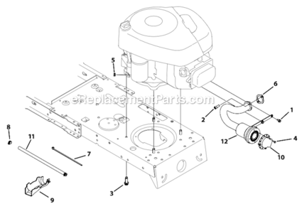 B_And_S_Model_21 Diagram and Parts List for 13AM77LS058  MTD Lawn Tractor