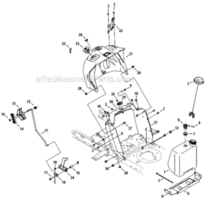 O_Style_Dash Diagram and Parts List for 13AM77LS058  MTD Lawn Tractor
