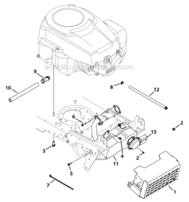 Kohler_Courage Diagram and Parts List for 13AM77LS058  MTD Lawn Tractor