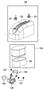4P90Ju_Air_Intake Diagram and Parts List for 13AM77LS058  MTD Lawn Tractor