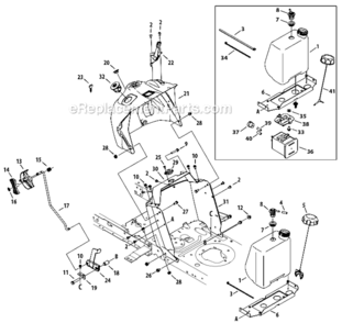 2_Style_Dash Diagram and Parts List for 13AM77LS058  MTD Lawn Tractor