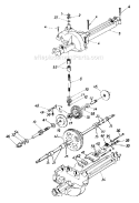 Page K Diagram and Parts List for 13AN673G033 2000 MTD Lawn Tractor