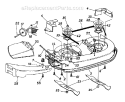 Page B Diagram and Parts List for 13AN673G033 2000 MTD Lawn Tractor
