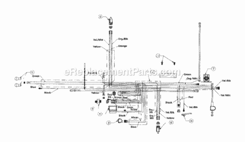 Electrical_Bands_Overhead_Valve Diagram and Parts List for 13AN690G352 2000 MTD Lawn Tractor