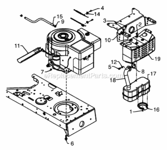 Engine_Accessories_Briggs_And_Stratton_Overhead_Valve Diagram and Parts List for 13AN690G352 2001 MTD Lawn Tractor