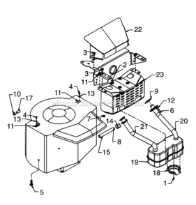 Engine_Accessories_Briggs_And_Stratton_Twin_Cylinder Diagram and Parts List for 13AN690G352 2001 MTD Lawn Tractor
