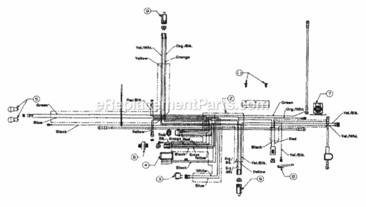 Electrical_Briggs_And_Stratton_Overhead_Valve Diagram and Parts List for 13AN690G352 2001 MTD Lawn Tractor