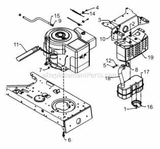 Engine_Accessories_Briggs_And_Stratton_Overhead_Valve Diagram and Parts List for 13AN690G352 2002 MTD Lawn Tractor