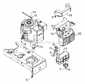 Engine_Accessories_Tecumseh Diagram and Parts List for 13AN690G352 2002 MTD Lawn Tractor