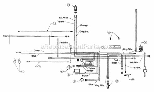 Electrical_Briggs_And_Stratton_Twin_Cylinder Diagram and Parts List for 13AN690G352 2002 MTD Lawn Tractor