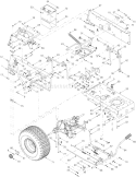 Page B Diagram and Parts List for 13AN693G118 2003 MTD Lawn Tractor
