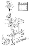 Page I Diagram and Parts List for 13AN695G151 1998 MTD Lawn Tractor