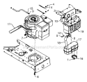 Page F Diagram and Parts List for 13AN698G033 1999 MTD Lawn Tractor