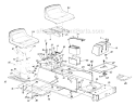 Page G Diagram and Parts List for 13AN698G033 1999 MTD Lawn Tractor