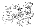 Page B Diagram and Parts List for 13AN698G033 2000 MTD Lawn Tractor