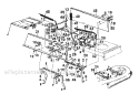 Page G Diagram and Parts List for 13AN698G033 2000 MTD Lawn Tractor