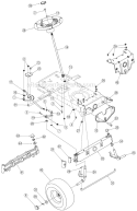Page G Diagram and Parts List for 13AN772G700  MTD Lawn Tractor