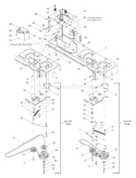 Page G Diagram and Parts List for 13AQ609G033 2003 MTD Lawn Tractor
