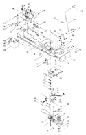 Page K Diagram and Parts List for 13AS608G033 2000 MTD Lawn Tractor