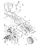 Page E Diagram and Parts List for 13AS608G033 2000 MTD Lawn Tractor