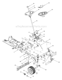 Page A Diagram and Parts List for 13AS608G033 2001 MTD Lawn Tractor