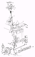 Page A Diagram and Parts List for 13AS698G033 1999 MTD Lawn Tractor