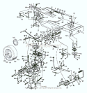 Page D Diagram and Parts List for 13AS698G033 1999 MTD Lawn Tractor