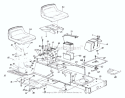 Page G Diagram and Parts List for 13AS698G033 1999 MTD Lawn Tractor