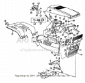 Part Location Diagram of 931-1893A MTD Hood-Black