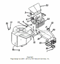 Muffler Part 4 Diagram and Parts List for 13AS699G088  MTD Lawn Tractor