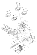 Page A Diagram and Parts List for 13AT618H300 2003 MTD Lawn Tractor