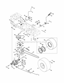 Frame & Pto Lift Diagram and Parts List for 13AX771S004 2011 MTD Lawn Mower