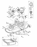 Label Map Diagram and Parts List for 13AX771S004 2012 MTD Lawn Mower