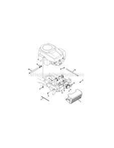 Engine_Accessories_Kohler_Courage Diagram and Parts List for 13AX771T004 2011 MTD Lawn Tractor