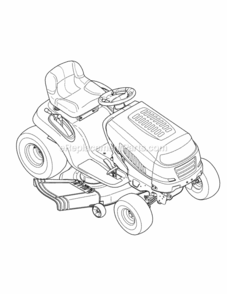 Page G Diagram and Parts List for 13AX915T004 2012 MTD Lawn Tractor